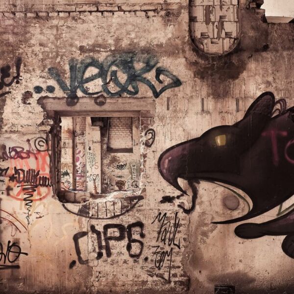 Rat street art